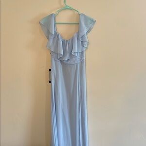 Ever pretty light blue bridesmaid dress size 10